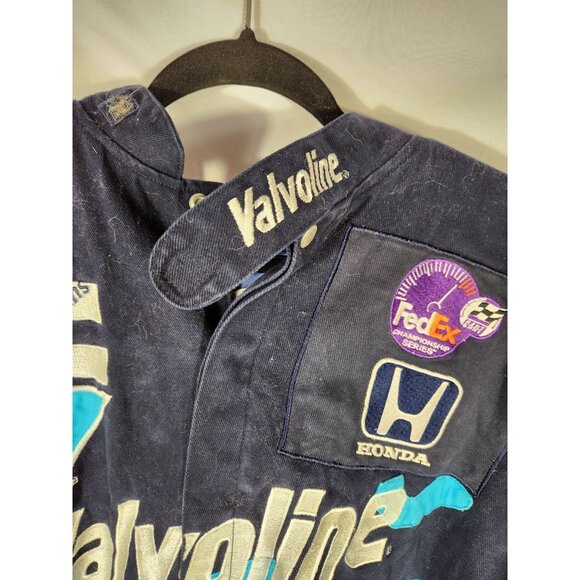 1990 Jeff Hamilton Nascar Racing Collection Jacket Valvoline Cummins Honda XxL - Picture 5 of 9